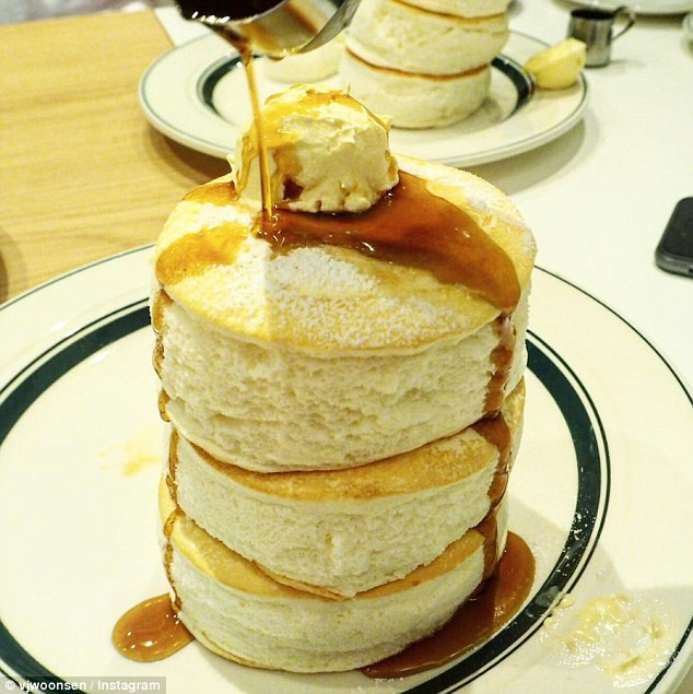 Japanese Fluffy Pancakes
 Japanese restaurant chain Gram serves giant fluffy