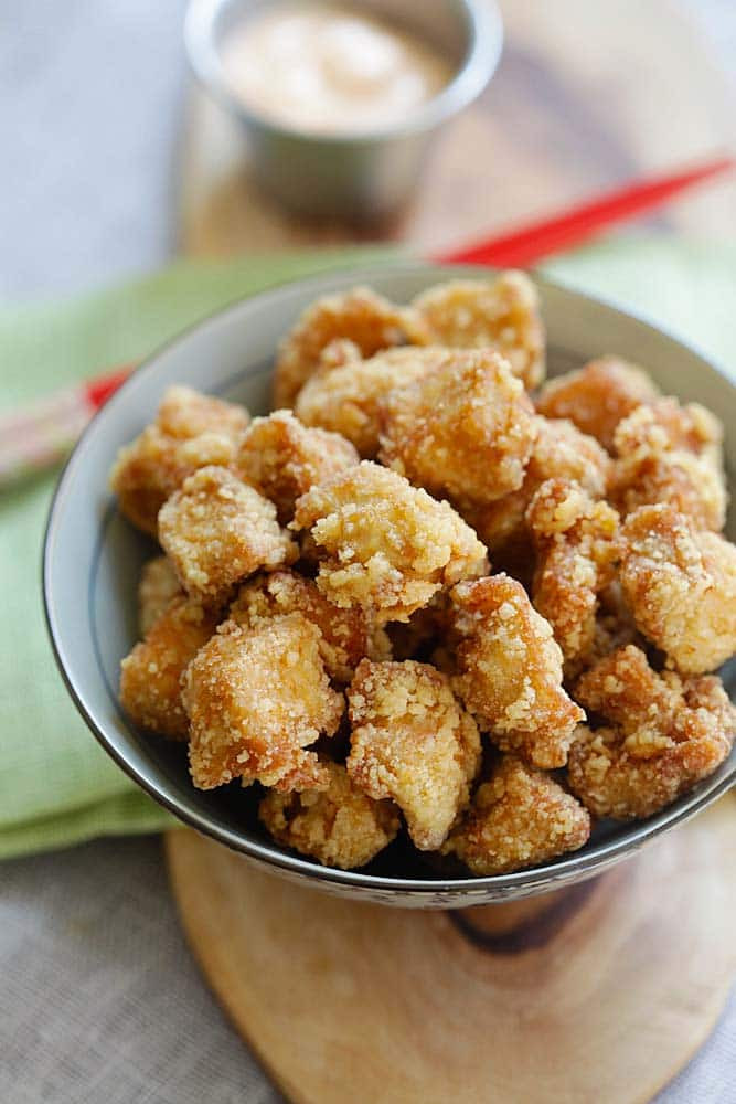 Japanese Fried Chicken
 Chicken Karaage Sesame Fried Chicken