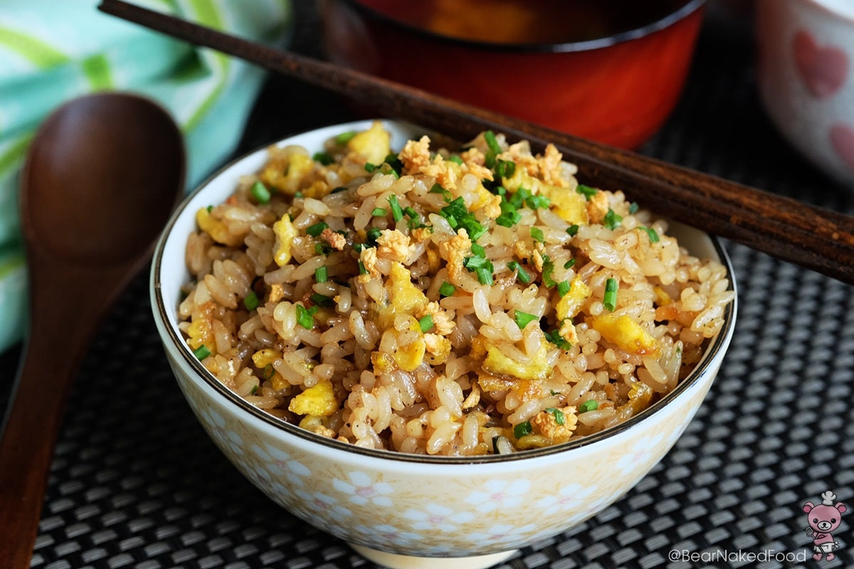 Japanese Fried Rice Recipe
 Japanese Garlic Fried Rice