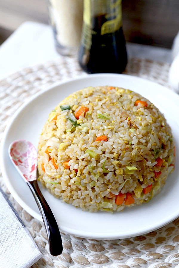 Japanese Fried Rice Recipe
 Japanese Fried Rice Yakimeshi Pickled Plum Food And Drinks