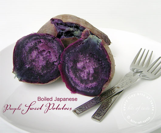 Japanese Purple Sweet Potato
 Japanese Purple Sweet Potatoes by Bits of Taste