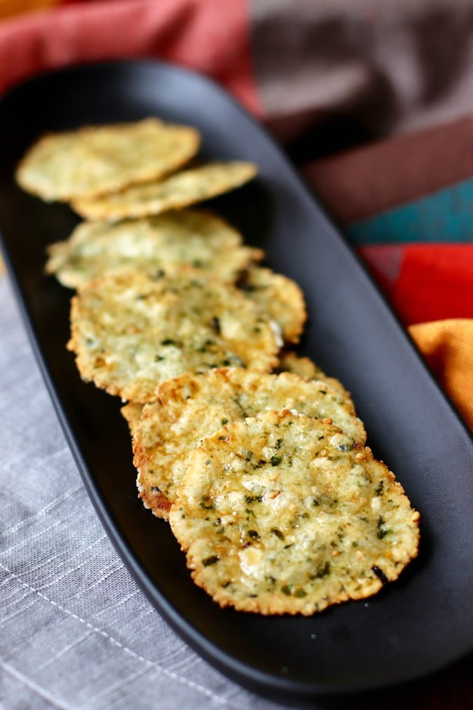 Japanese Rice Crackers
 Senbei Japanese Rice Crackers with Furikake Gluten Free