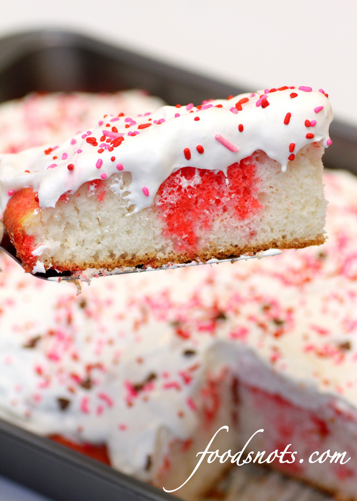 Jello Cake Recipe
 Strawberry Jello Poke Cake Recipe Snobs