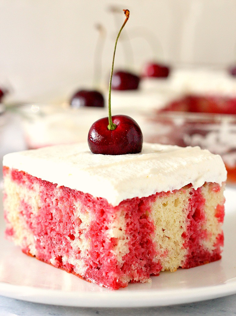 Jello Cake Recipe
 Cherry Poke Cake Recipe Crunchy Creamy Sweet