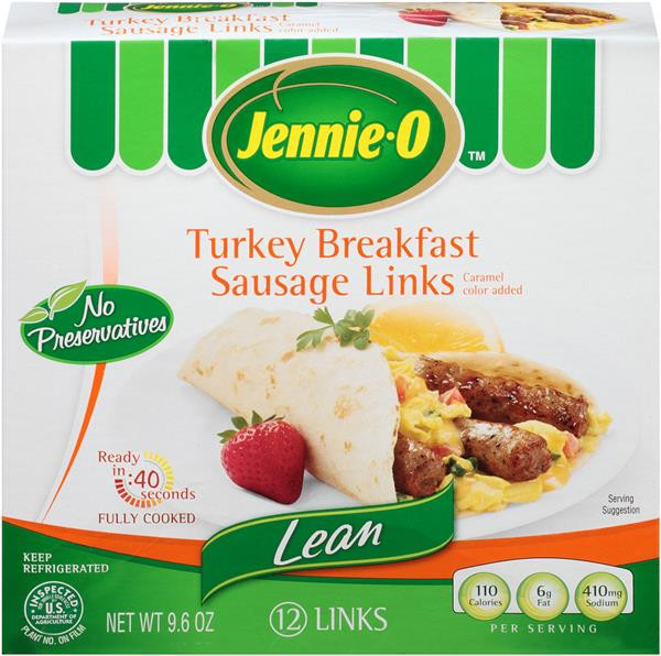 Jennie O Turkey Sausage
 Jennie O Lean Turkey Breakfast Sausage Links 9 6 oz Box