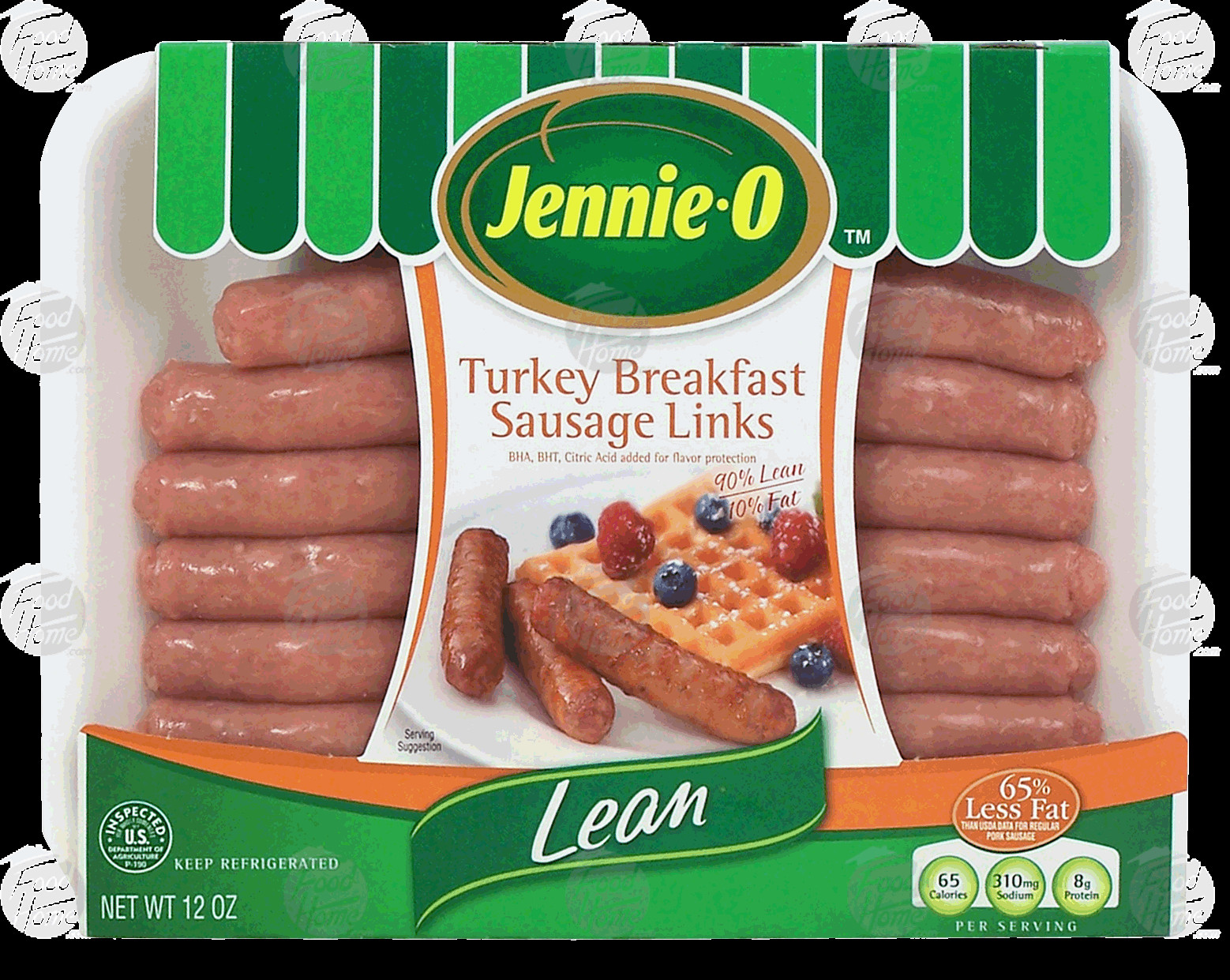 Jennie O Turkey Sausage
 Jennie O Turkey Breakfast Sausage Links Nutrition