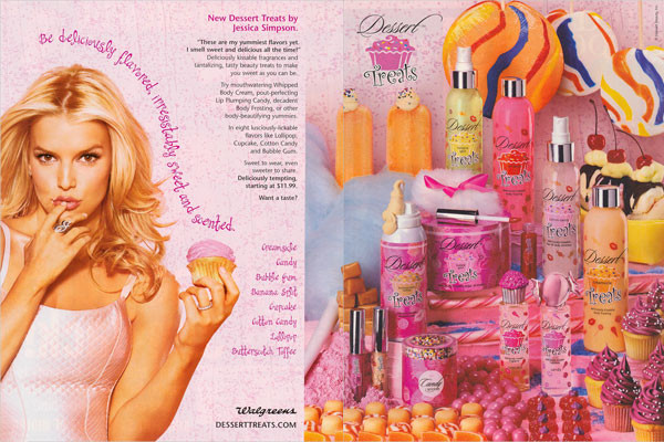 Jessica Simpson Desserts
 Jessica Simpson Dessert Treats Candy Perfume Celebrity