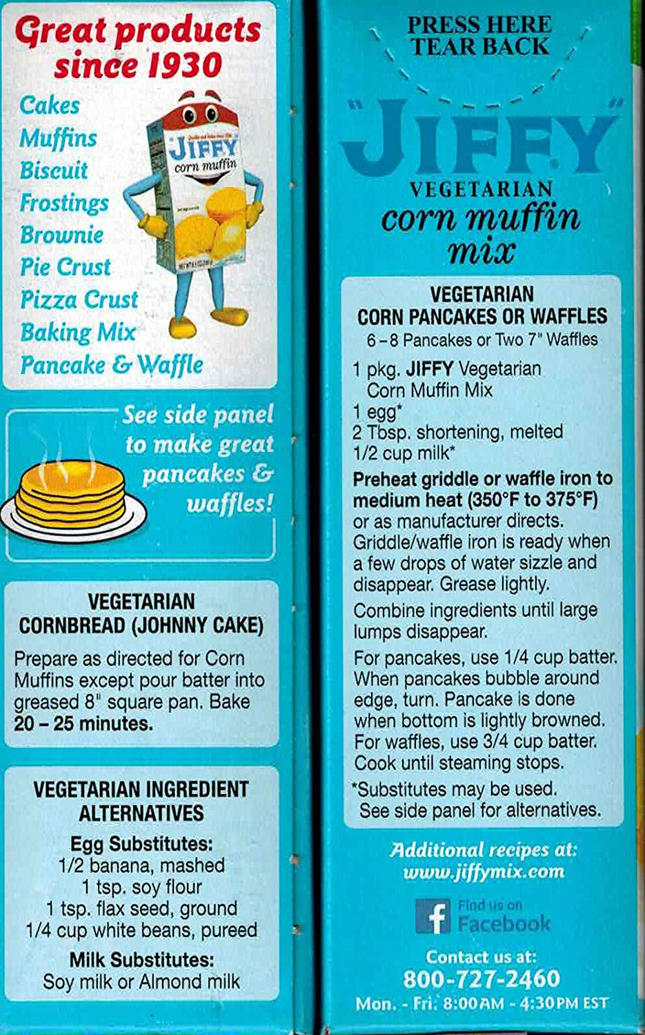Jiffy Cornbread Directions
 jiffy pancake mix instructions