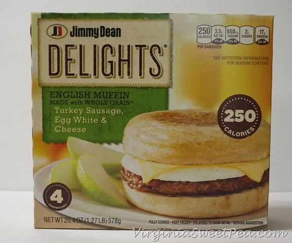 Jimmy Dean Turkey Sausage
 Breakfast on the Go with Jimmy Dean Delights Sweet Pea