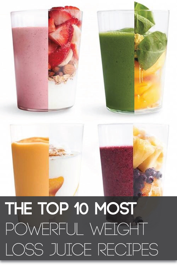 Juice Diet Recipes For Weight Loss
 The Top 10 Most Powerful Weight Loss Juice Recipes