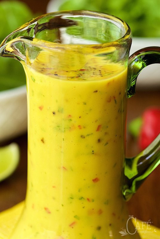 Juice Sauce Little Bit Of Dressing
 Sweet and Spicy Mango Salad Dressing