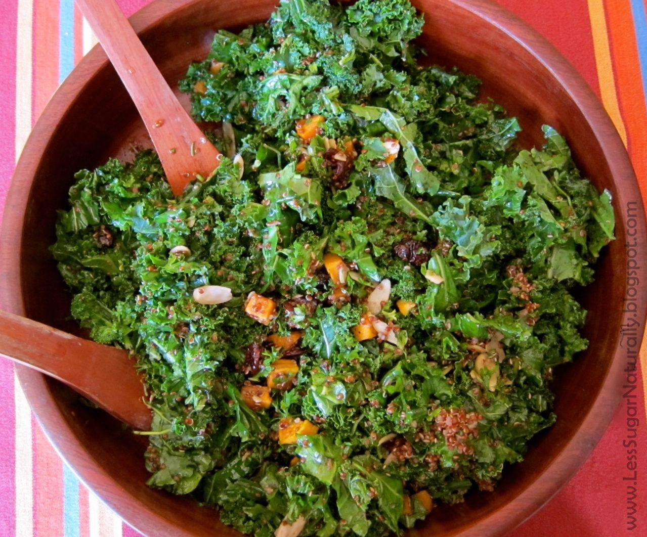 Kale Quinoa Salad
 Less Sugar Naturally Kale Quinoa Sweet Potato Salad