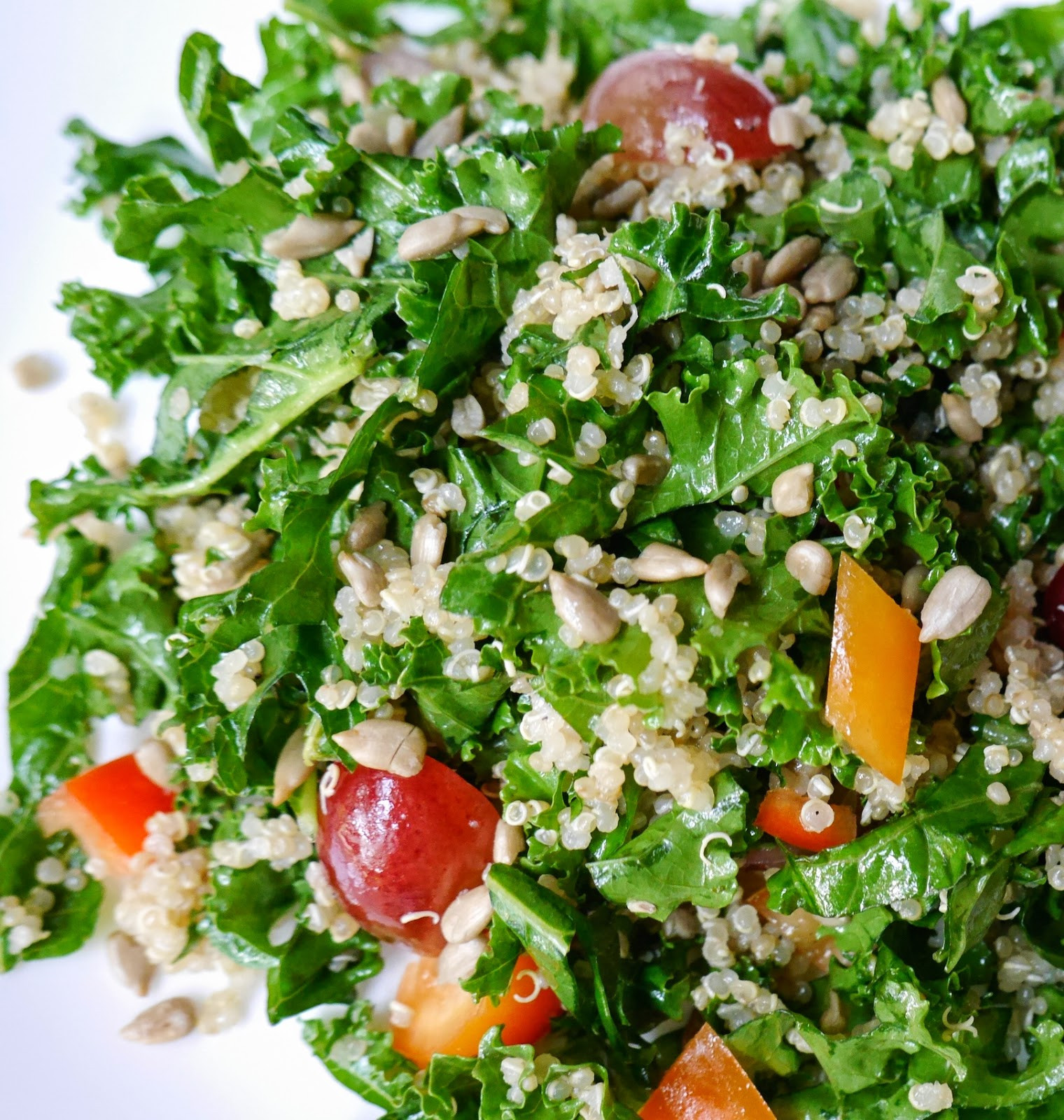 Kale Quinoa Salad
 Foods For Long Life Shredded Kale And Quinoa Salad With
