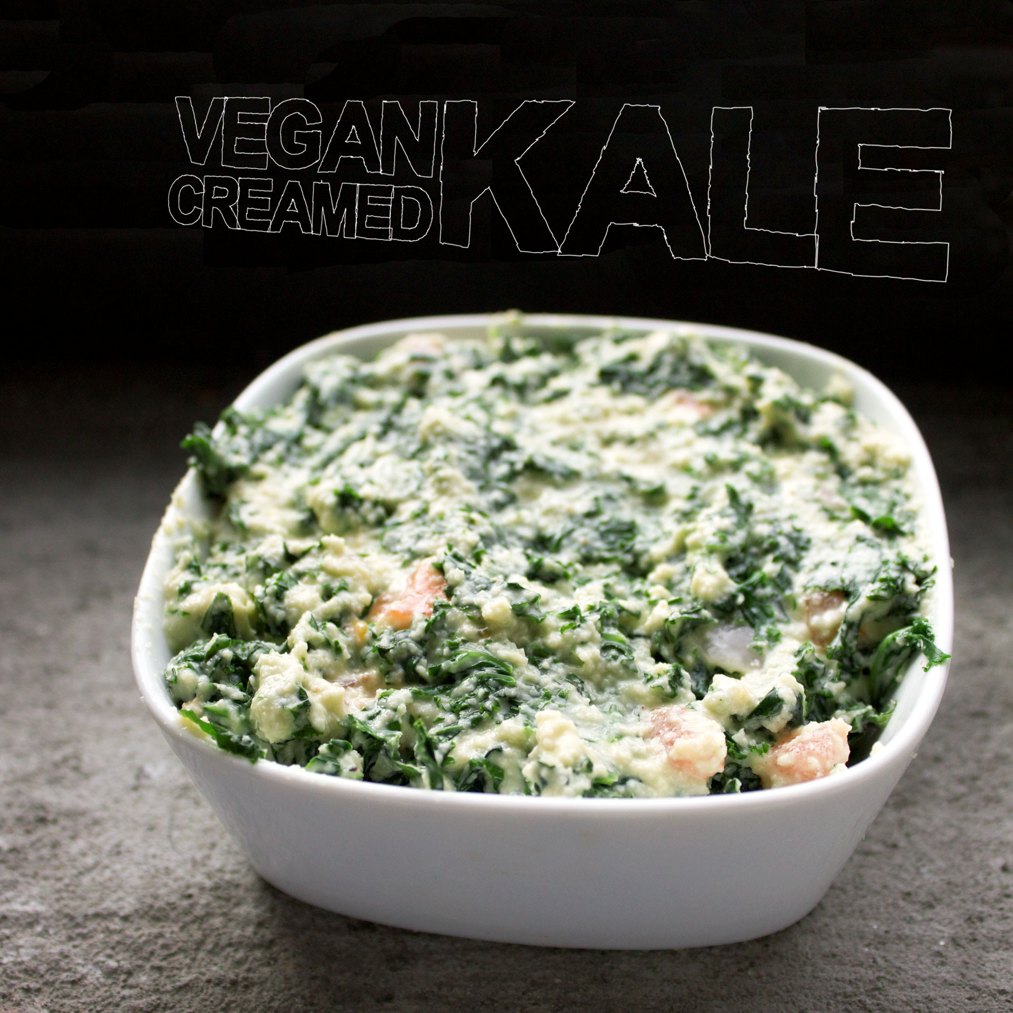 Kale Recipes Vegan
 Creamed Kale [vegan]