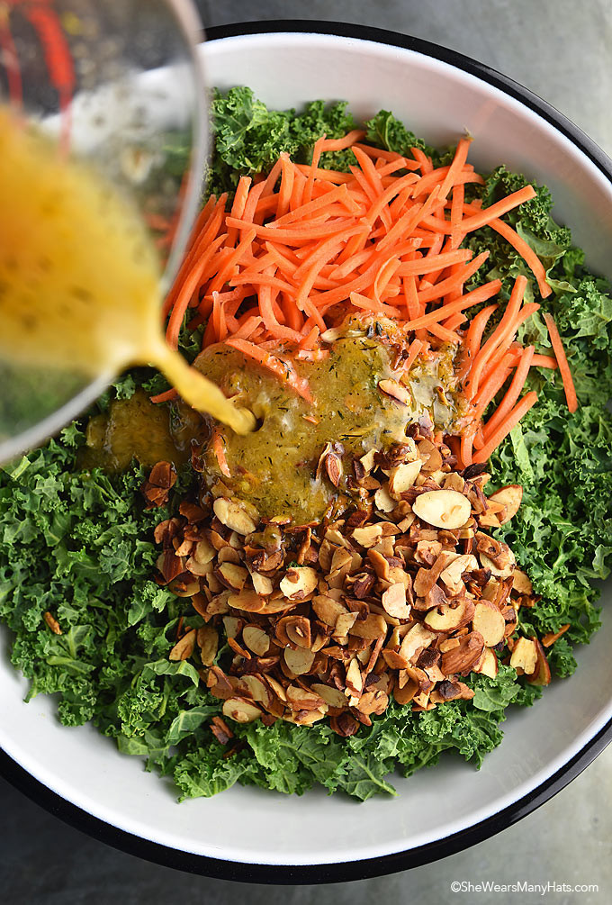 Kale Salad Recipes
 Garlicky Orange Kale Salad Recipe