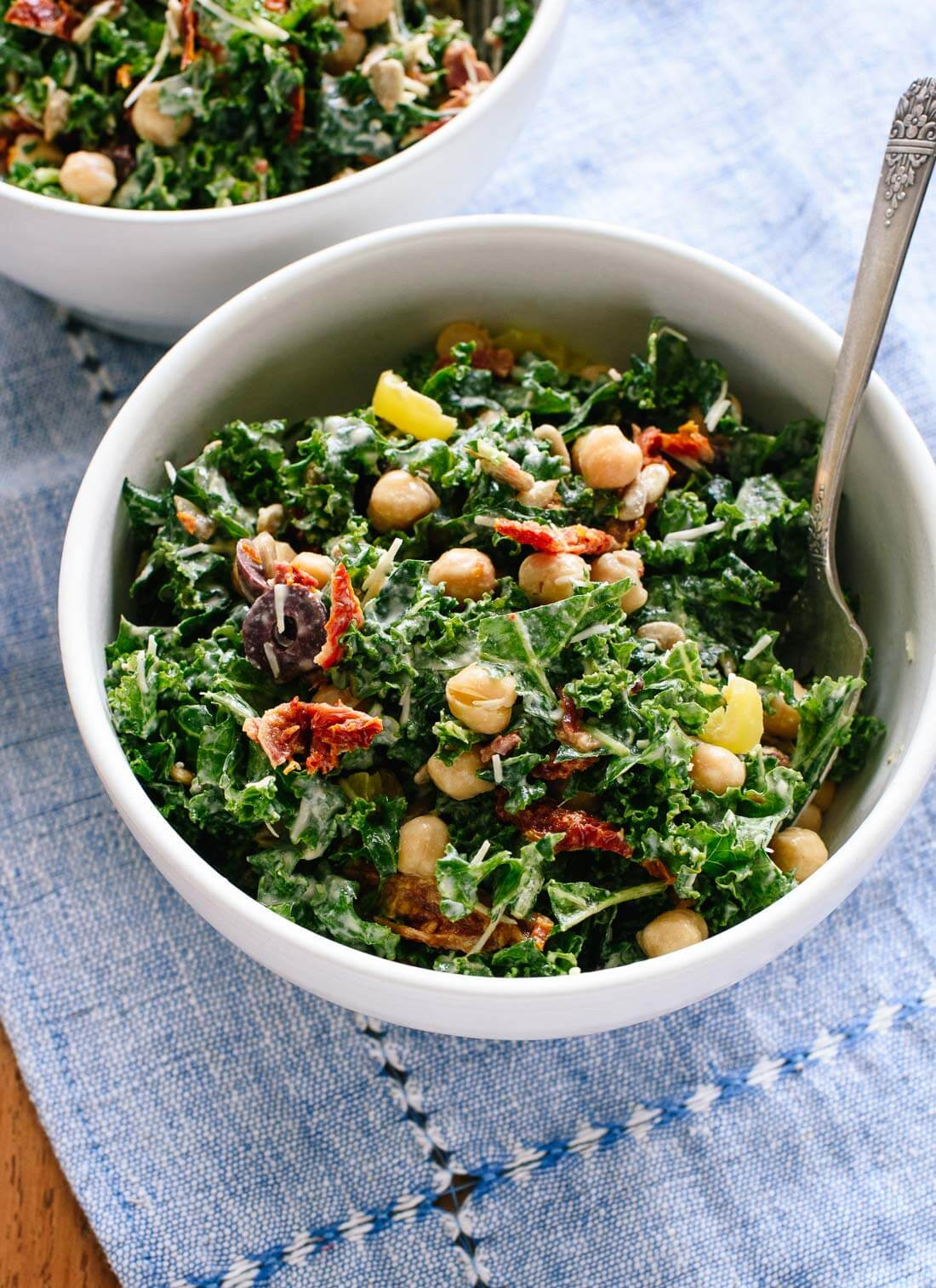 Kale Salad Recipes
 Greek Kale Salad Recipe Cookie and Kate