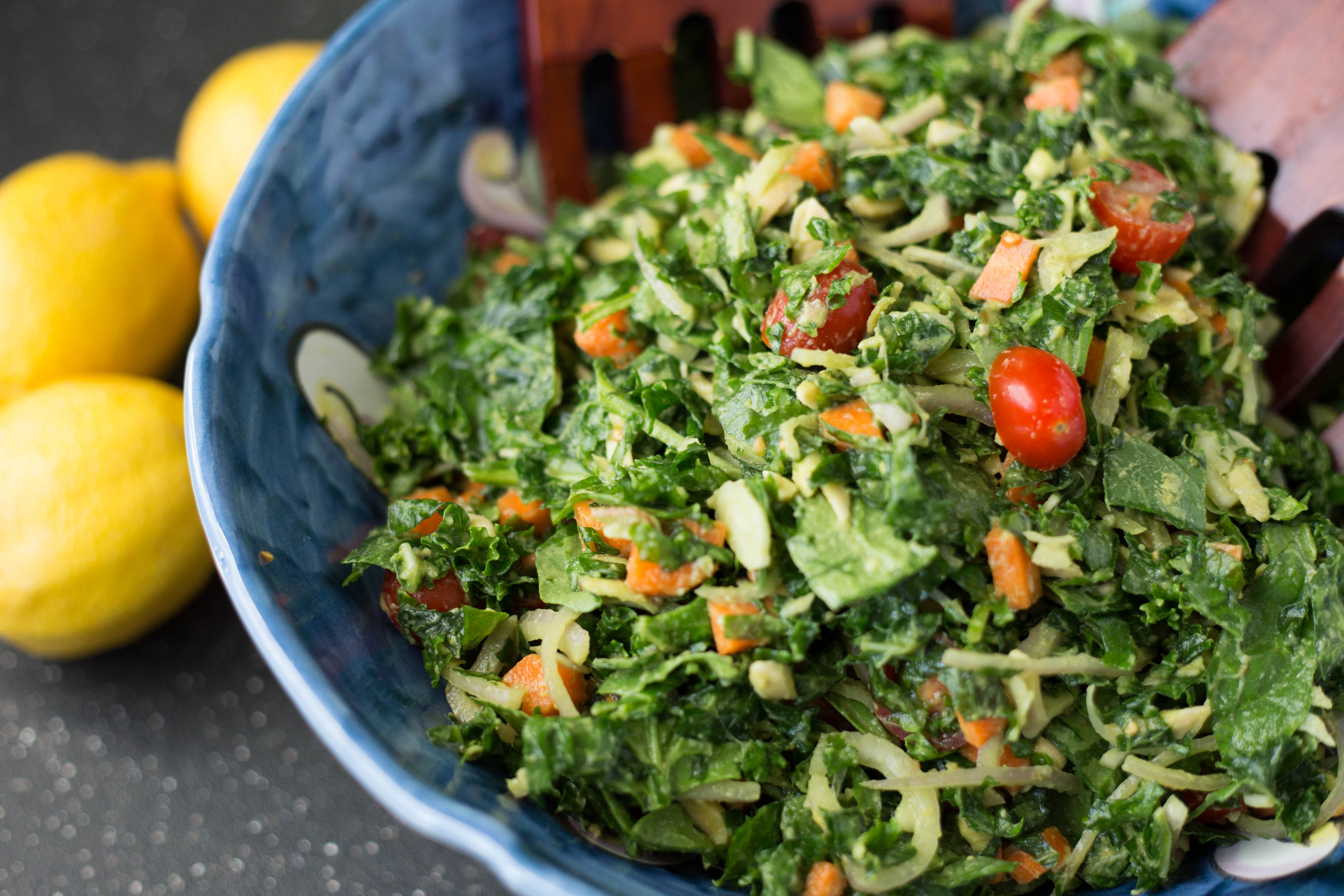 Kale Salad Recipes
 Massaged Kale Salad