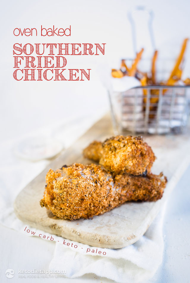 Keto Baked Chicken
 Oven Baked Keto Southern Fried Chicken