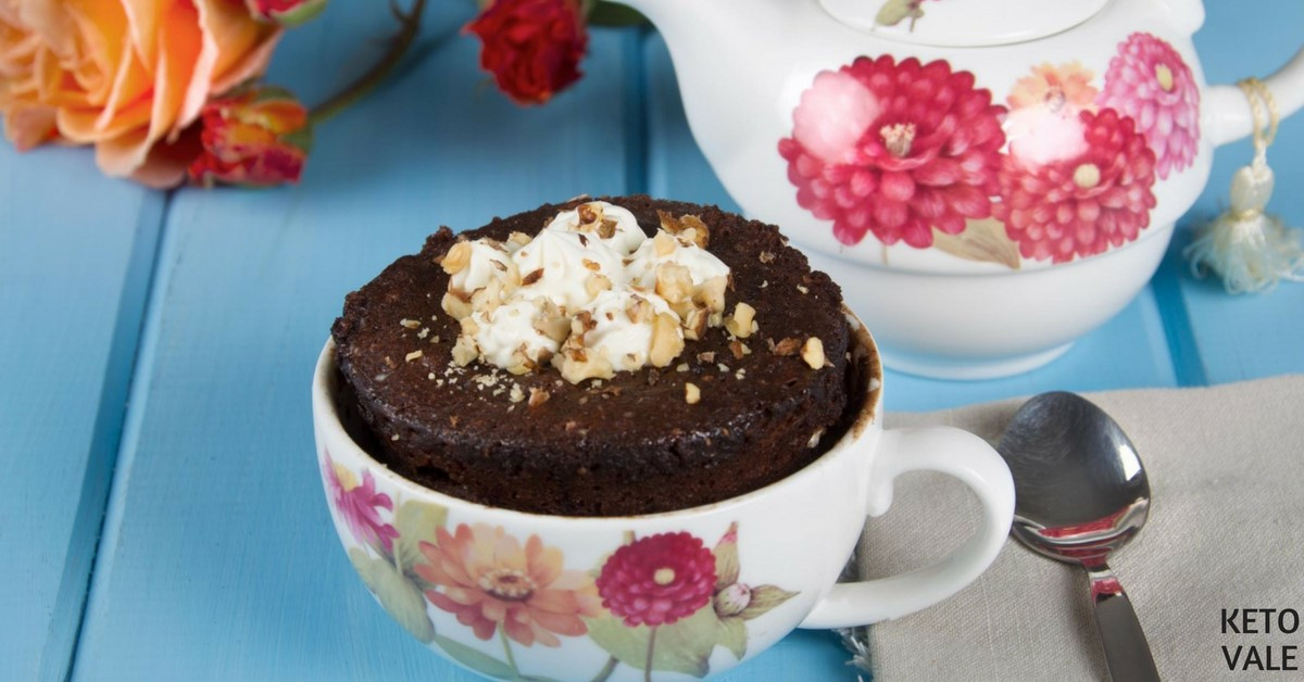 Keto Cake In A Mug
 5 Minute Keto Chocolate Cake in a Mug Low Carb Recipe