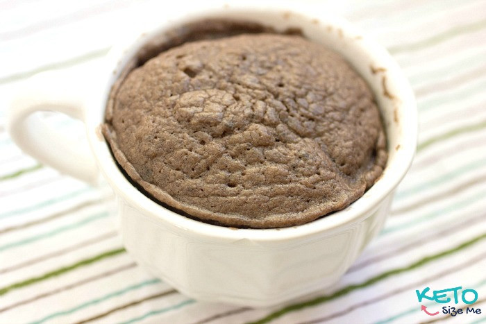 Keto Cake In A Mug
 Keto Chocolate Peanut Butter Mug Cake • Keto Size Me