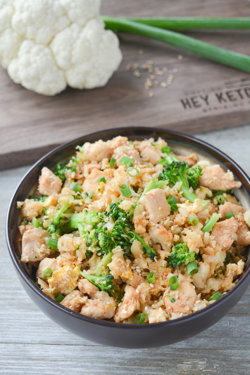 Keto Cauliflower Fried Rice
 Keto Chicken Fried Cauliflower Rice Hey Keto Mama