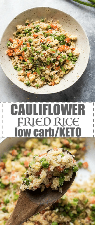 Keto Cauliflower Fried Rice
 Keto Cauliflower Fried Rice Recipe Low Calorie Low Carb