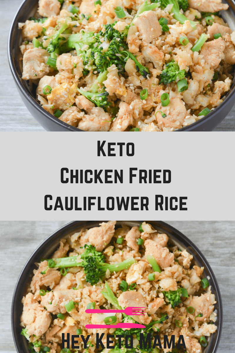 Keto Cauliflower Fried Rice
 Keto Chicken Fried Cauliflower Rice Hey Keto Mama