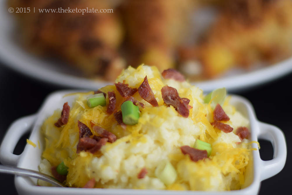 Keto Cauliflower Mashed Potatoes
 The Keto Plate