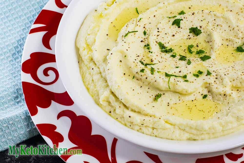 Keto Cauliflower Mashed Potatoes
 Creamy & Buttery Very EASY Recipe