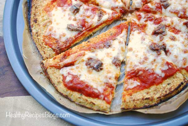 Keto Cauliflower Pizza
 Crispy Keto Cauliflower Pizza Crust Recipe