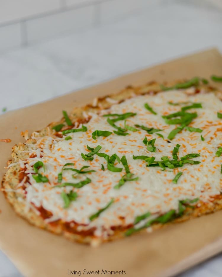 Keto Cauliflower Pizza
 Low Carb Cauliflower Pizza Crust Living Sweet Moments