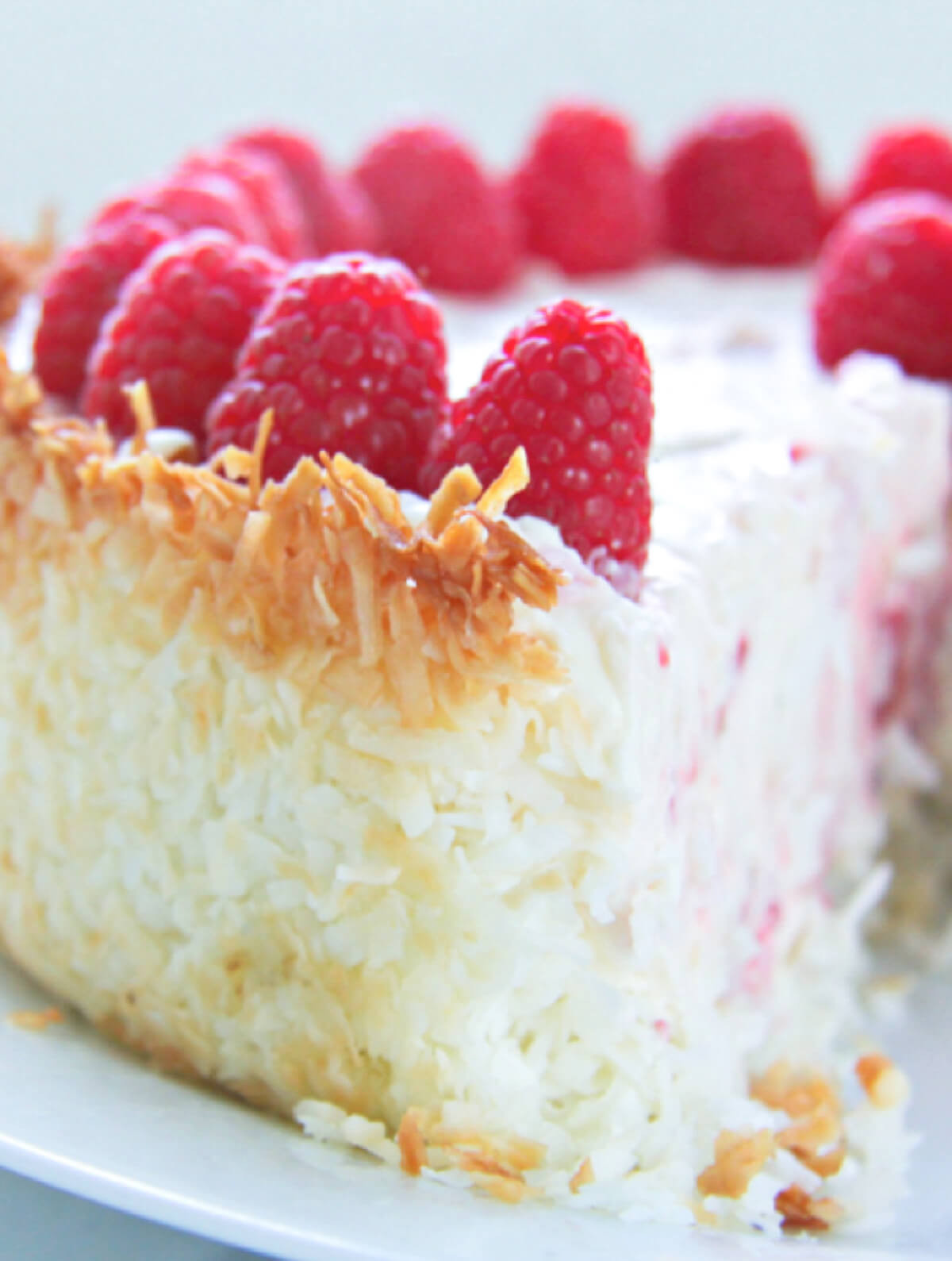 Keto Cheesecake Recipe
 Keto Raspberry Cheesecake with Coconut Crust