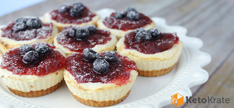 Keto Cheesecake Recipe
 Keto Cheesecake Tarts – Keto Krate Blog