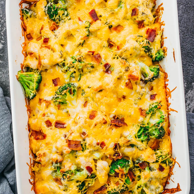 Keto Chicken Bacon Ranch Casserole
 Chicken Bacon Ranch Casserole Keto Low Carb Savory Tooth