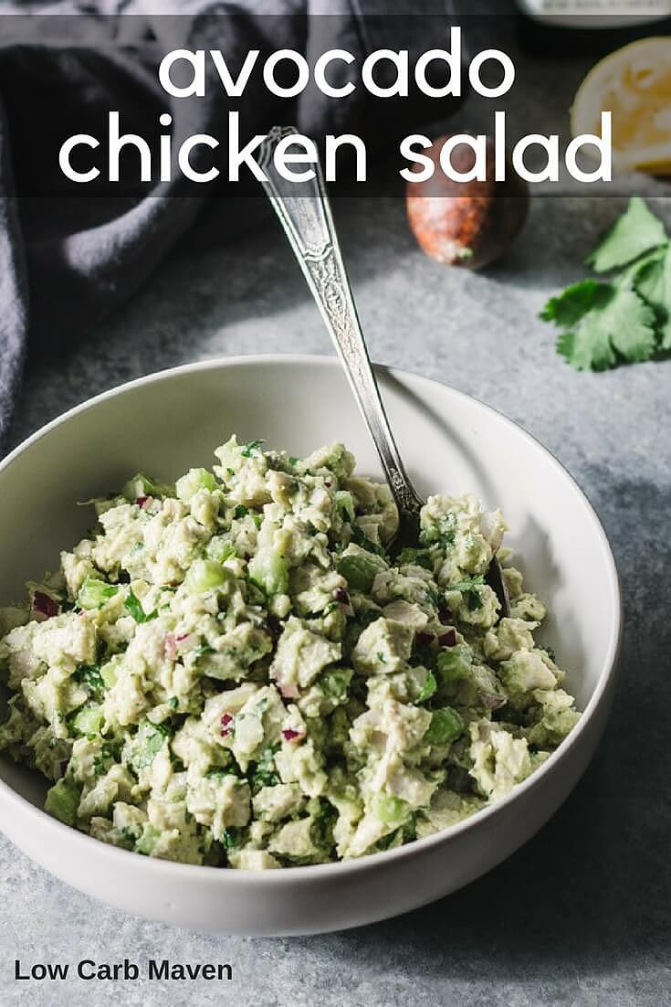 Keto Chicken Salad
 keto avocado chicken salad