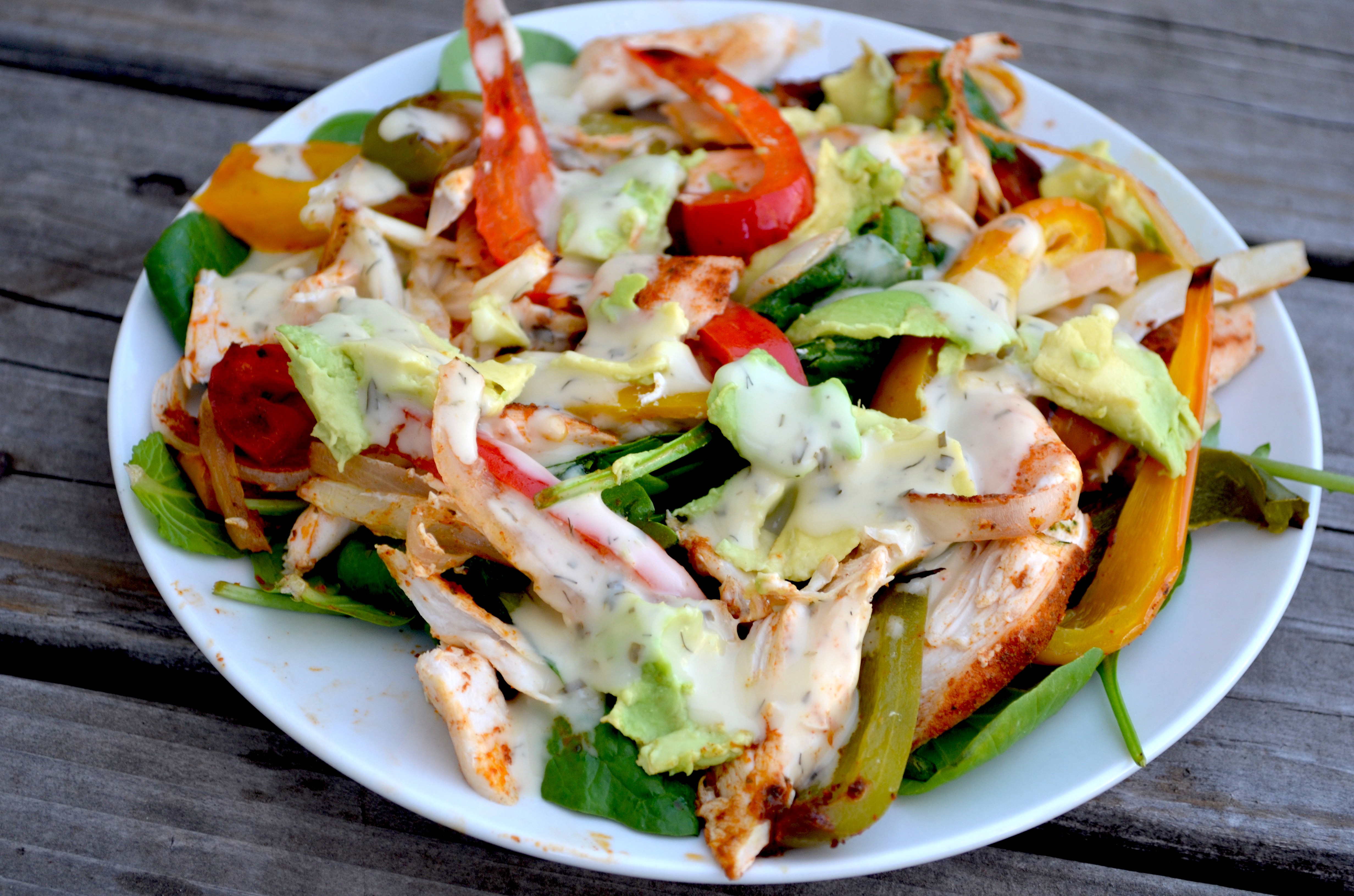 Keto Chicken Salad Recipe
 Keto Chicken Fajita Salad Recipe Yummy DrJockers