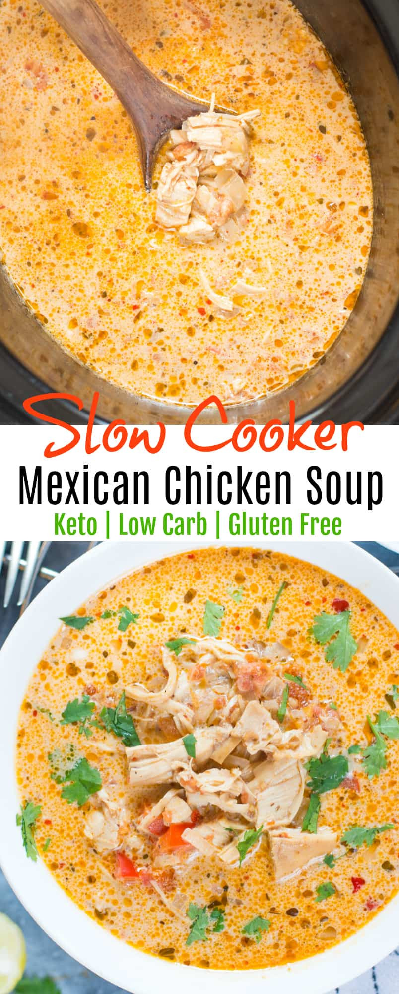 Keto Chicken Soup
 SLOW COOKER MEXICAN CHICKEN SOUP The flavours of kitchen