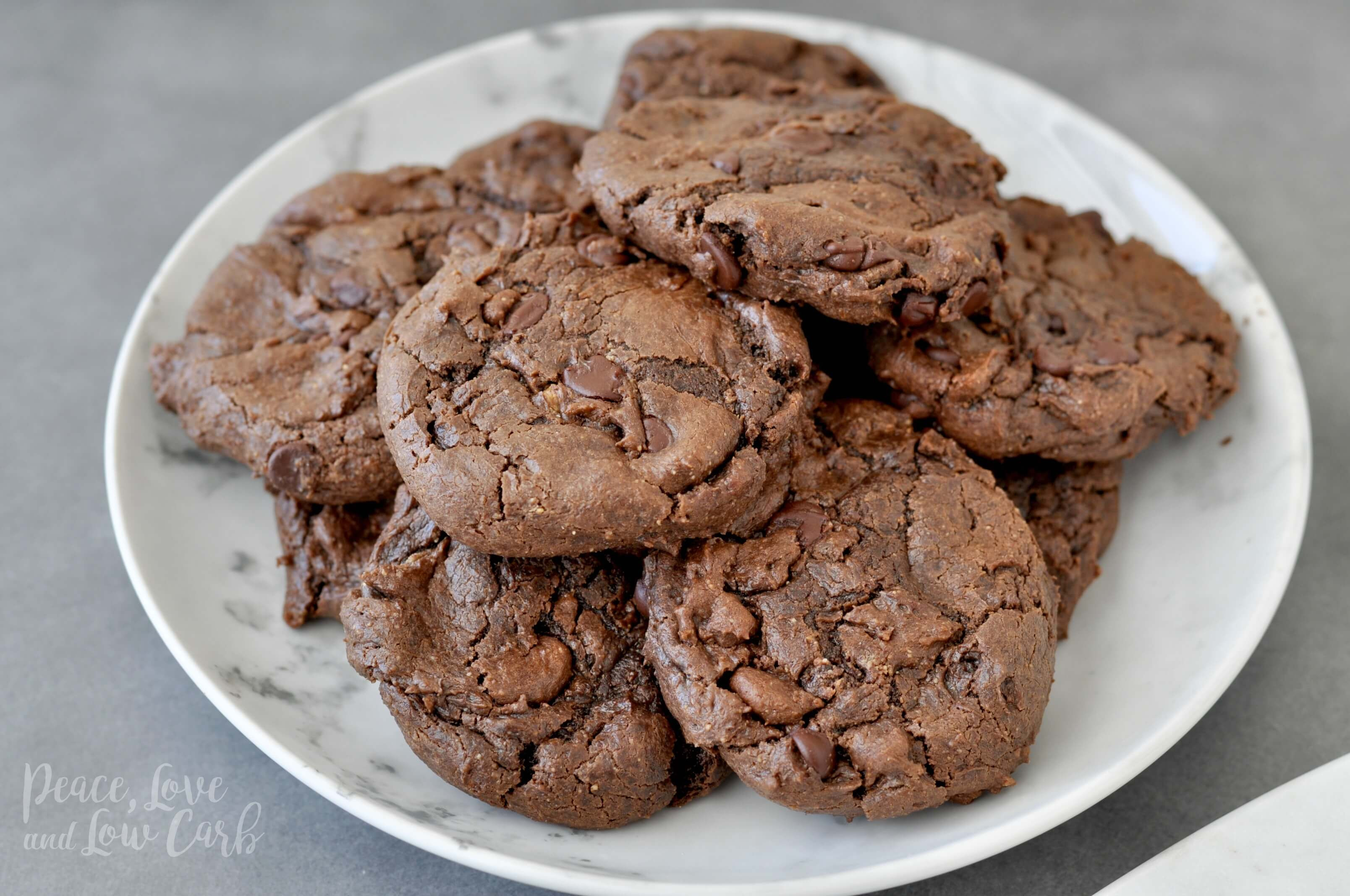 Keto Chocolate Chip Cookies
 Keto Flourless Chewy Double Chocolate Chip Cookies