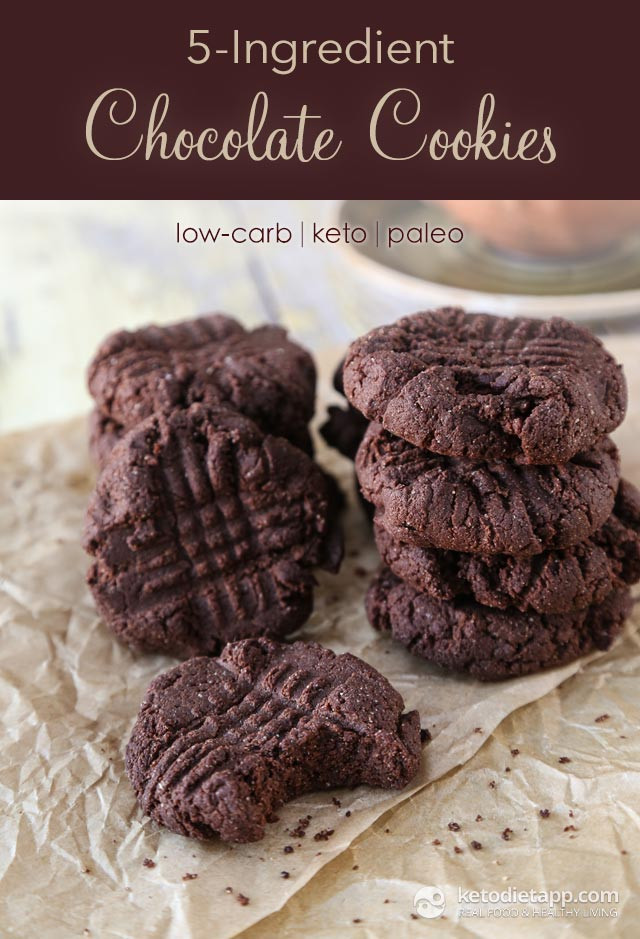 Keto Chocolate Cookies
 5 Ingre nt Keto Chocolate Cookies