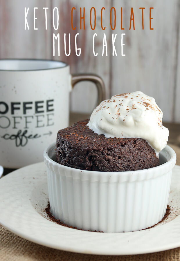 Keto Chocolate Mug Cake
 Keto Chocolate Cake in a Mug