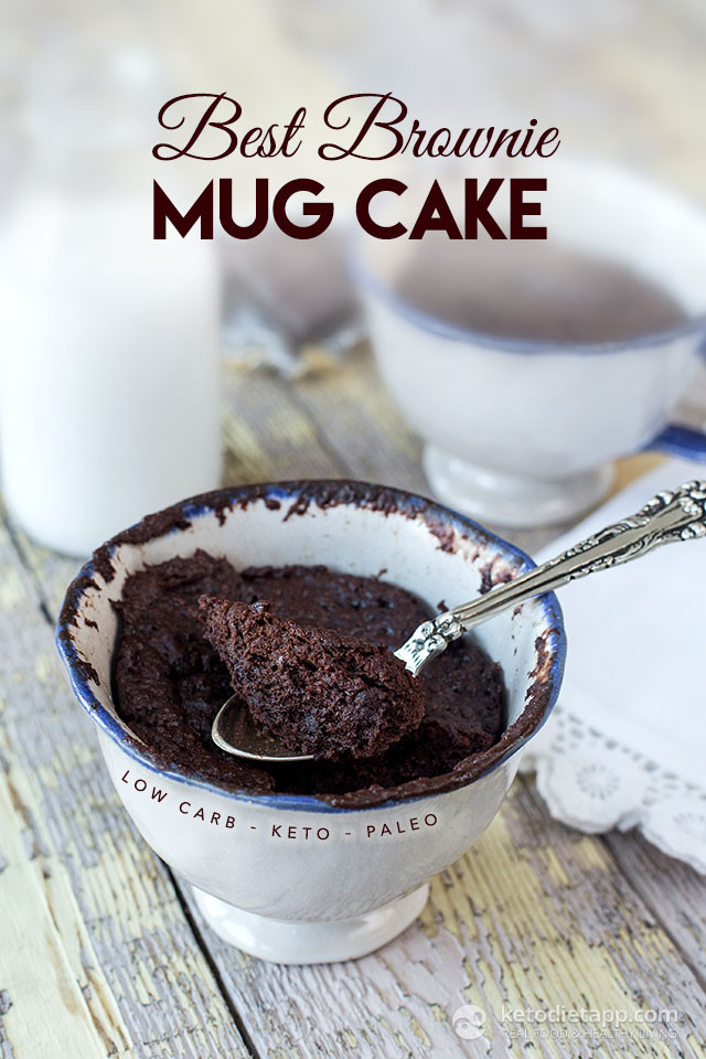Keto Chocolate Mug Cake
 Best Keto Brownie Mug Cake