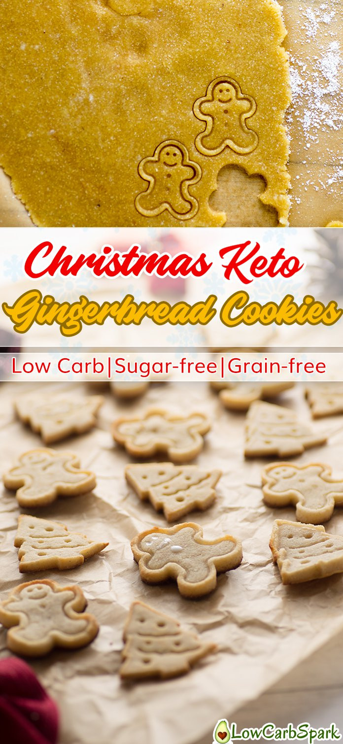 Keto Christmas Cookies
 Christmas Keto Gingerbread Cookies Low Carb Sugar free