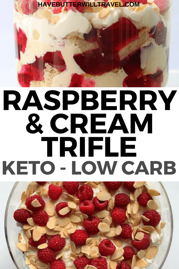 Keto Christmas Desserts
 Keto Trifle Recipe Raspberries & Cream Have Butter will