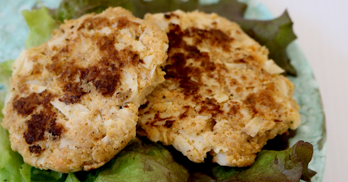 Keto Crab Cakes
 Low Carb Vegan Crab Cakes