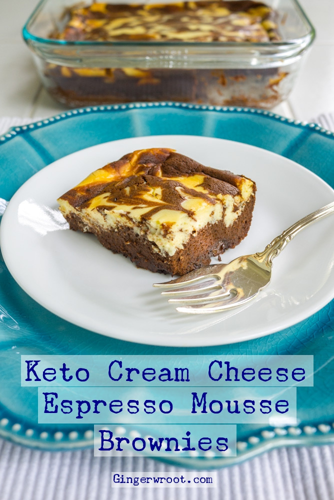 Keto Dessert Cream Cheese
 Keto Cream Cheese Espresso Brownies are gluten free and