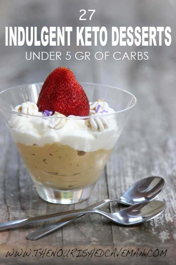 Keto Diet Dessert Recipes
 27 Indulgent Keto Desserts Under 5gr of Carbs