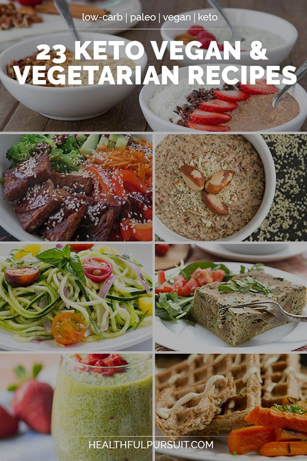 Keto Diet For Vegetarians
 23 Keto Vegan and Ve arian Recipes