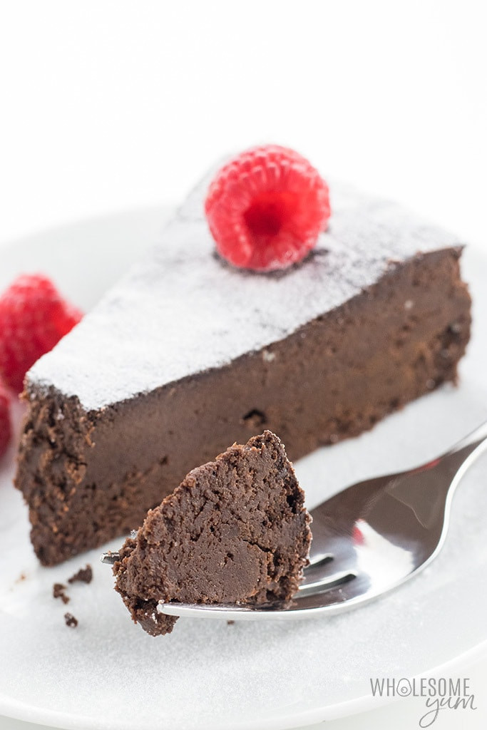 Keto Flourless Chocolate Cake
 Gluten Free Sugar Free Flourless Chocolate Cake Recipe