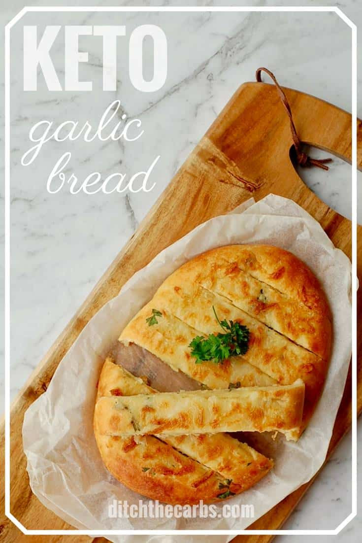 Keto Garlic Bread
 Cheesy Keto Garlic Bread only 1 5g net carbs and