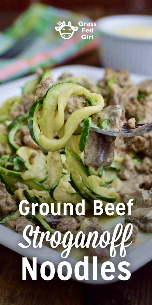 Keto Ground Beef Stroganoff
 Keto Ground Beef Stroganoff Noodles